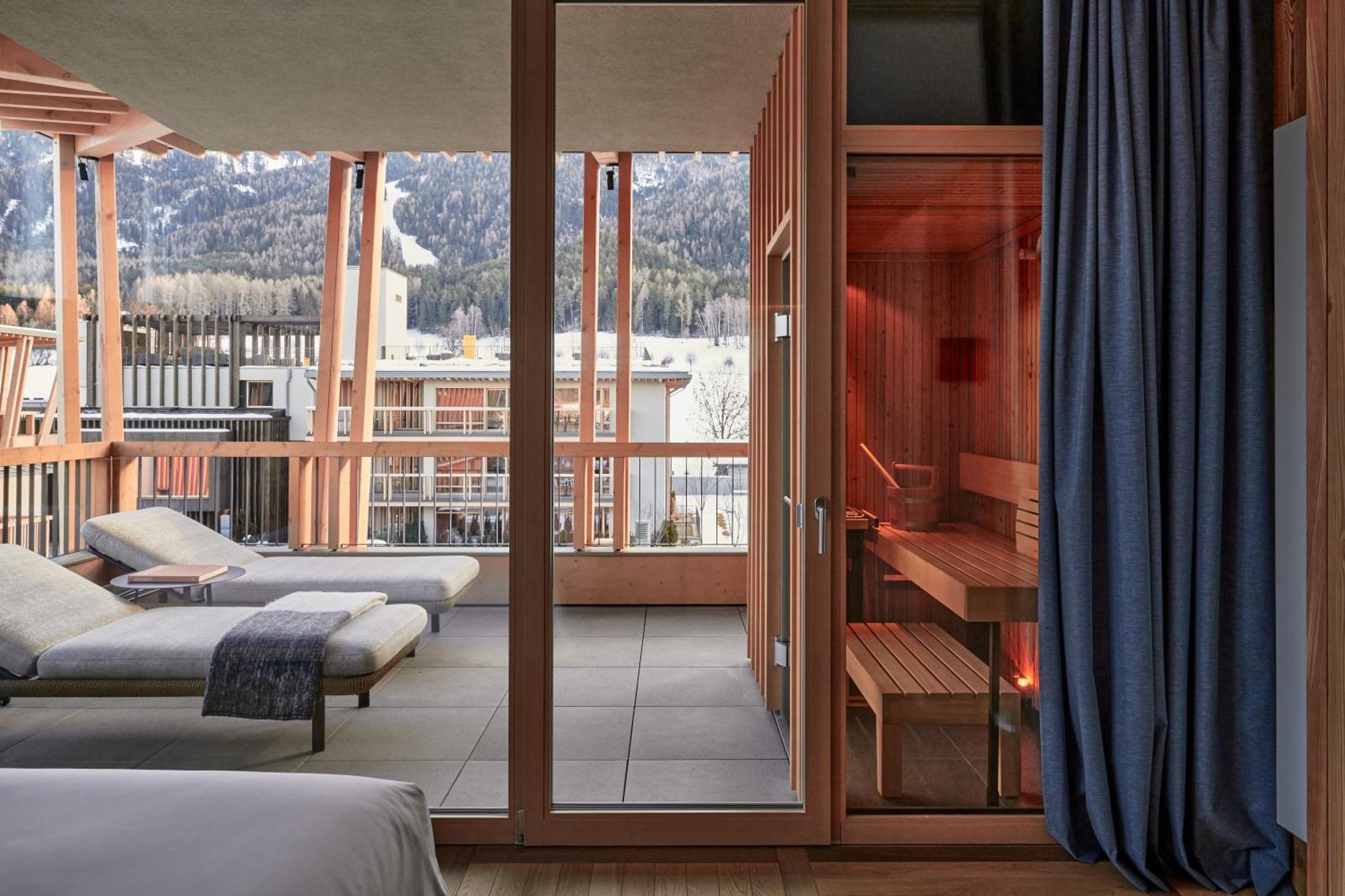 Falkensteiner Hotel Kronplatz - The Leading Hotels Of The World (Adults Only) Riscone Eksteriør billede Sauna